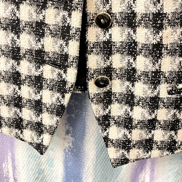 Amanda Smith size 14 black and white blazer jacket - Picture 4 of 11